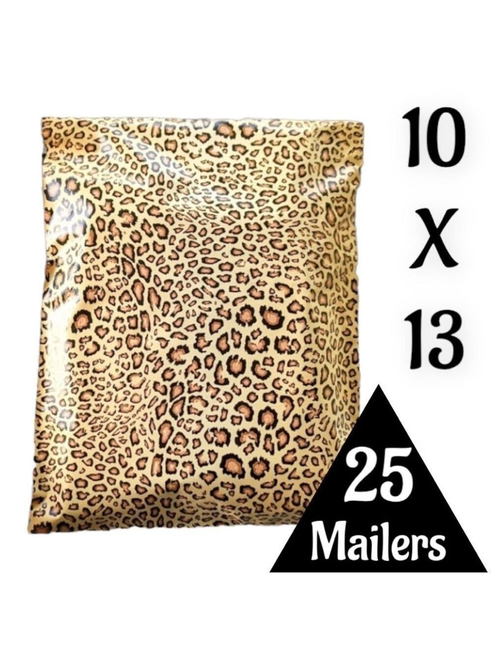 25 10X13 Poly Mailers Leopard PRICE IS FIRM - Picture 7 of 15